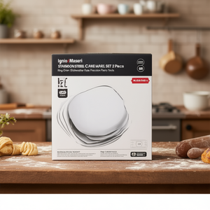 Iginio Massari Stainless Steel <b>Cake</b> <b>Mold</b> Set 2 Piece Ring Oven Safe Dishwasher Safe Precision Pastry Tools - Product Image 3