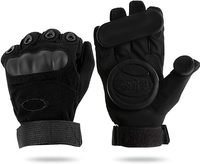 Gants de protection pour longboard en PU OEM avec patins coulissants pour adultes, fabriqués au Pakistan, pour le longboard en descente