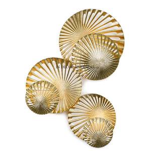 Taille et logo personnalisés disponibles en métal lourd de haute qualité fabriqué en plaqué or art mural fantaisie fournitures de décoration intérieure - Product Image 1