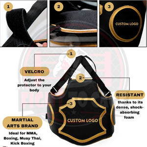 Protection Thoracique de Boxe de Qualité Supérieure, Durable, OEM ODM, Protection Latérale, MMA, Kickboxing, PVC, Équipement d'Entraînement de Boxe Personnalisable - Product Image 3