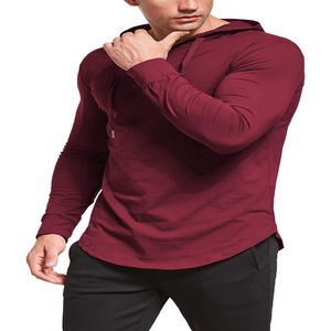 2025 Stylish Color Block Oversized Hoodie Men Blank Long Sleeve Custom Printed Winter 100% Cotton Men Gym Hoodies - Product Image 4