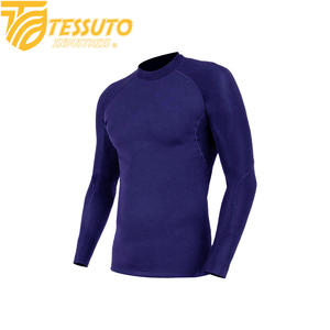 OEM Rash Guard (Rush Guard) de haute qualité pour hommes MMA, séchage rapide, manches longues, spandex/polyester, impression personnalisée, vente en gros - Product Image 4