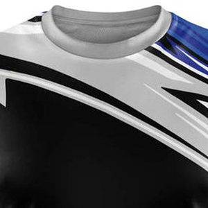 New Design Custom Men's Short Sleeve Football Jersey 100% Polyester Pakistan Made <b>Soccer</b> - Product Image 3