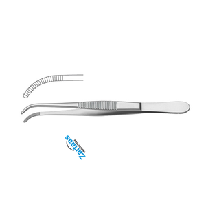 Pinces à pansement standard en acier inoxydable de haute qualité courbées 10.5cm / 4.25 "Fabricant d'instruments chirurgicaux - Product Image 4