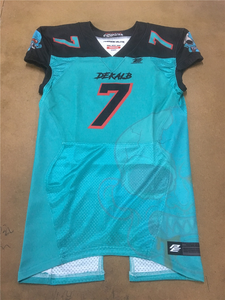 Diseño libre transpirable Unisex fútbol americano Jersey conjuntos de manga corta de verano de talla grande para adultos - Product Image 4