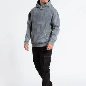 Sudaderas con Lavado Ácido de Diseño Personalizado al por Mayor, Sudaderas de Invierno Personalizadas de Alta Calidad al Mejor Precio, Básicas de Algodón Mezclado para Hombre, Transpirables - Product Image 3