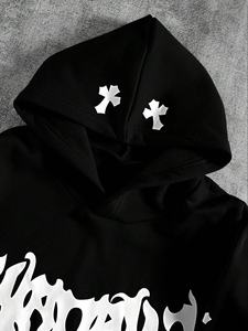 Sweat à capuche imprimé tendance pour homme, style pull/fermeture éclair, hiver, personnalisé, en tissu polaire respirant et confortable en coton/polyester - Product Image 3