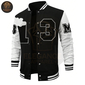 Bon fournisseur boutonné avec un tarif de gros toutes saisons pour les vestes de baseball urbaines et extérieures lavables en machine - Product Image 3
