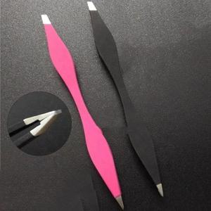 ชุดแหนบสแตนเลส 3 ชิ้น ปลายเฉียงสองด้าน คุณภาพสูง แหนบถอนขนคิ้วสองหัว - Product Image 3