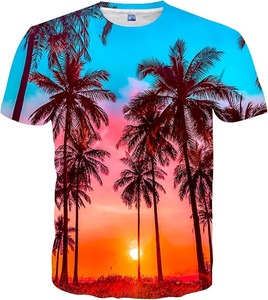 T-shirt en coton à demi-manches imprimé à la mode T-shirt doux et léger à col rond pour l'été Design personnalisé et marque de distributeur - Product Image 6