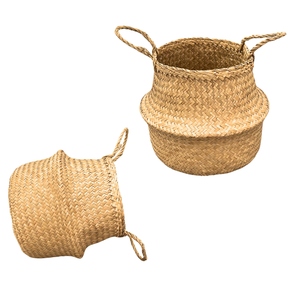 PRODUCTO CALIENTE Cesta multiusos de algas marinas Ideal para organizar alimentos de pan y artículos para el hogar mientras agrega calidez - Product Image 1