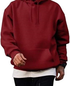 เสื้อฮู้ดลำลองแบบสวมหัวมีฮู้ดพอดีตัวปกติสำหรับผู้ชายเสื้อฮู้ดแบบสวมศีรษะระบายอากาศได้มีกระเป๋าจิงโจ้ใส่สบายมาใหม่2025 - Product Image 1