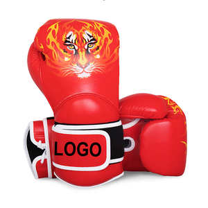 PU cuero sintético 2024 Velcro mejor entrenamiento bolsa de boxeo guantes Diseño mis propios guantes de boxeo - Product Image 5