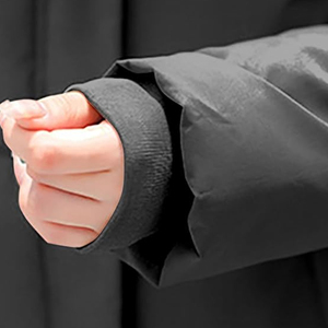 Chaquetas acolchadas largas de mujer a precio competitivo/chaquetas acolchadas largas de mujer con cierre de cremallera en blanco de algodón liso personalizadas - Product Image 6