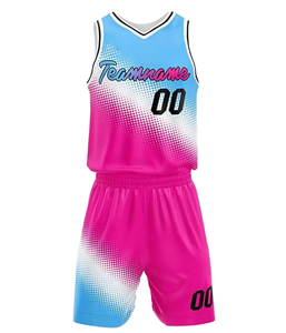 Оптовый заказ: Комплект спортивной формы для баскетбола (джерси и шорты) из 100% полиэстера, лучшее качество, дышащая, для мужчин и женщин - Product Image 1