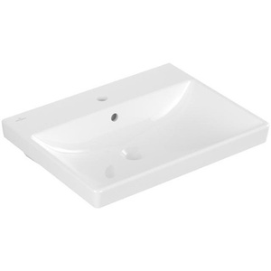 VB Washbasin Avento Rectangle Bathroom <b>Sink</b> 600x470x180mm Alpine White - Product Image 4