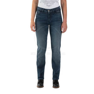 Salopette décontractée pour femmes de haute qualité, marque privée, 100% coton, légère, couleur unie, devant plat, pantalon en jean respirant - Product Image 1