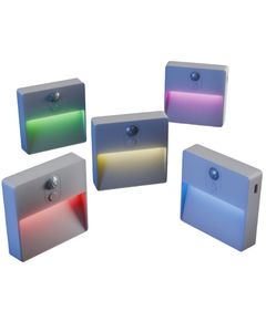 Confezione da 2 luci notturne RGBW con sensore di movimento IP54 (Spectrum SLI055004) - Product Image 2