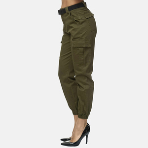 New Spring <b>Summer</b> <b>Women</b> Cargo Pants With Pockets Straight Loose High Waist Ladies Pants <b>Trousers</b> Ronpex - Product Image 6