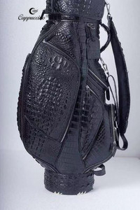 New Arrived Cappuccino Fashion Popular Luxury Crocodile Skin Leather With High Quality Golf Bag Hiking <b>Backpack</b> - Product Image 4