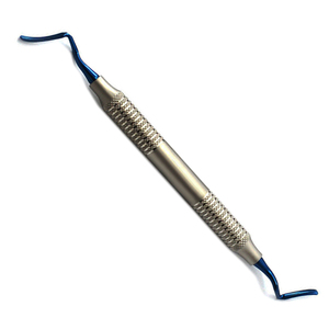 Kit d'instruments de procédure d'implant de chirurgie de tunnel de gomme de sinus parodontal ascenseurs embouts enduits de titane bleu dentaire Kit de 6 pièces - Product Image 5