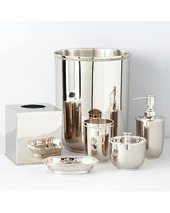 Ensemble de salle de bain en acier minimaliste offrant un rangement de comptoir de salle de bain esthétique et fonctionnel - Product Image 1