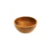 Bol à fruits en bois d'acacia naturel, luxe classique moderne, écologique, qualité supérieure, personnalisable, artisanal, mobile, multi-usages