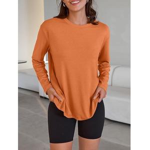 Luxury Women's Cotton Sweatshirt <b>Long</b> <b>Sleeves</b> Neck New Design Luxury Solid Comfortable Casual for Winter Season Made Bangladesh - Product Image 2