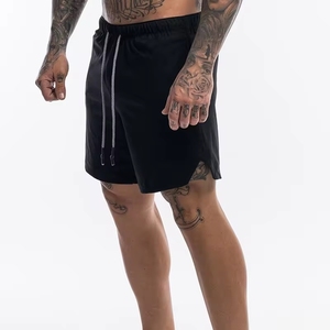 Pantalones Cortos Deportivos de Verano para Hombre, Personalizados, Ecológicos, de Poliéster, Sólidos, con Cordón, de Secado Rápido, Transpirables, de Cintura Media - Product Image 3