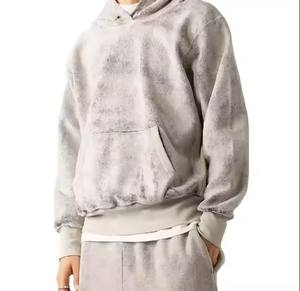 Capucha lavada con ácido en diferentes colores Hombres Sun Faded Hoodies Basics algodón mezclado Classic Wear Sun Faded Hoodies Trending Design - Product Image 1