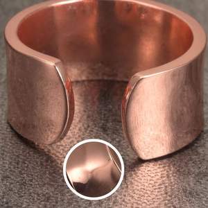 Antique Copper BioMagnetic Jewelry <b>Ring</b> Pure Copper Magnetic Fashion <b>Rings</b> for Men and Women - Product Image 1