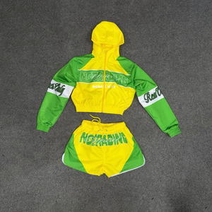 Wholesale Mens Windbreaker Tracksuit <b>Set</b> Manufacturers Regular Fit Breathable Windproof Jacket for Spring Summer - Product Image 3