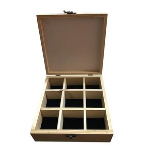 Caja de Joyería de Madera con Diseño Impreso, Elegante y Vintage, Diseños Personalizados, Almacenamiento para Productos Hechos a Mano de Primera Calidad, Venta al Por Mayor - Product Image 3