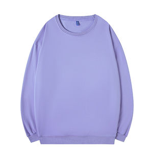 Sudadera para Sublimación de Manga Larga, 330 g/m², Cuello Redondo, Sudadera Unisex al por Mayor, Color Sólido, Personalizable - Product Image 1