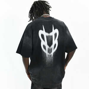 100% Cotton Jersey Microfiber Material Double Layer <b>Long</b> Sleeve Men's t Shirt Men's T-shirts - Product Image 4