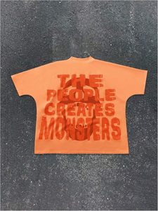 T-shirt grafica di tendenza stile Street in stile <span class=keywords><strong>Zombie</strong></span> Top Trending t-shirt Anime con estetica Unisex oversize - Product Image 4
