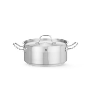 หม้อตุ๋น HENDI ProLine Low Stew Pot พร้อมฝาปิด 4.8 ลิตร 240x(H)105 มม. หม้อซุปและน้ำสต๊อก - Product Image 1