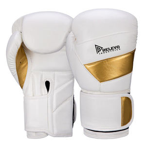 Gants de boxe haut de gamme, nouvelle arrivée, gants de boxe professionnels personnalisés pour l'entraînement et le sparring, blanc et couleurs personnalisées - Product Image 3