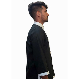 ชุดเครื่องแบบกังฟูทำจากผ้าฝ้ายคุณภาพสูงสำหรับทุกเพศของ100% ชุดเสื้อเจอร์ซีย์และกางเกงขายาวพิมพ์โลโก้ตามสั่ง - Product Image 3