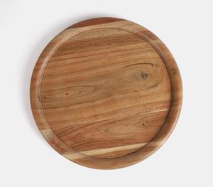 ขนาดที่กําหนดเองทําด้วยมือไม้เสิร์ฟจานอาหารค่ําไม้กระถินเทศชุดสามผู้ผลิตผู้ค้าส่งโรงงานขายตรง - Product Image 1