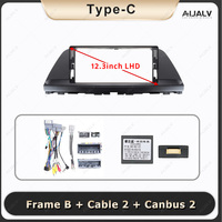 AIJIA Adaptateur d'usine Panneau de tablette Android Pièces d'intérieur Harnais Lecteur DVD de voiture Cadre de 12.3 pouces pour HONDA ODYSSEY 2004-2008 2022