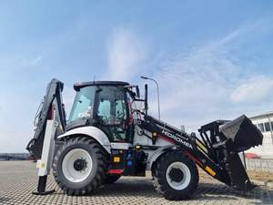 รถตักล้อยางไฮโดรมีค HMK 102S มือสอง ขับเคลื่อน 4 ล้อ เครื่องยนต์คูโบต้า รับน้ำหนัก 1-10 ตัน พร้อมอุปกรณ์ตักและแบริ่ง - Product Image 6