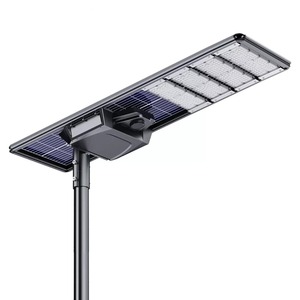 Lampadaire solaire extérieur LED pour route, jardin, allée, parc, éclairage à économie d'énergie, allumage/extinction automatique, montage sur poteau, durable, longue durée de vie - Product Image 3
