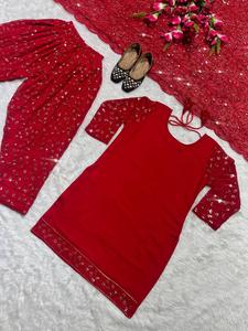 เสื้อผ้าไหมเนยคุณภาพระดับพรีเมียมพร้อมการพิมพ์ที่สวยงามและผ้าไหมเนย ผ้าไหมเนยหนักพร้อมการพิมพ์ดิจิตอลเย็บเต็มรูปแบบ - Product Image 2