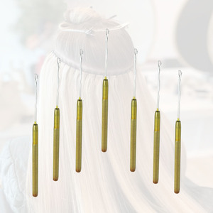 Vente chaude Soins Des Cheveux Crochet Tirant Des Aiguilles Plasma Revêtement En Acier Inoxydable De Qualité Chirurgicale Et Poignée En Acier Coloré Avec C Personnalisé - Product Image 4