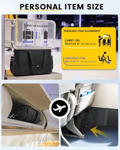 30L <b>Travel</b> Duffle <b>Bag</b> with Zipper Closure for Women & Men Includes Shoe Pocket and <b>Toiletry</b> <b>Bag</b> - Product Image 2