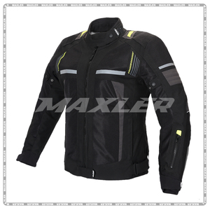 Veste d'été en textile pour motardes, maille ventilée, certifiée CE, vêtements de protection pour la conduite - Product Image 3