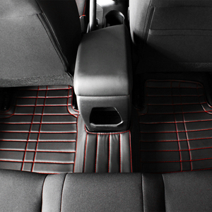 Tapis de sol de voiture anti-dérapant imperméable de qualité supérieure EKRauto ensemble complet en cuir <span class=keywords><strong>Tesla</strong></span> modèle S 10mm d'épaisseur 3 pièces affaires - Product Image 1
