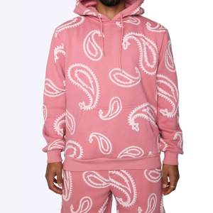 Sweats à capuche brodés d'hiver personnalisés pour hommes 100% coton polaire surdimensionné coupe régulière évacuation de l'humidité respirant pour la salle de sport tenue décontracté - Product Image 2