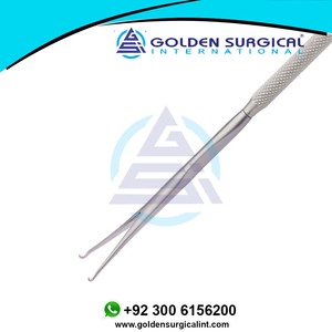 Gancho de piel doble Barsky de 160mm con cabeza desmontable Instrumentos de cirugía plástica Proveedor mayorista - Product Image 6